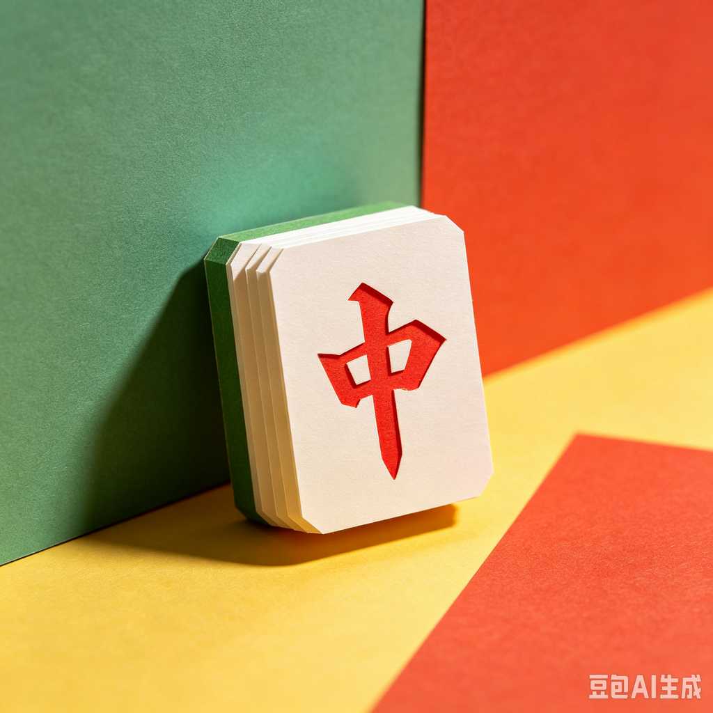 hand painted mahjong tiles