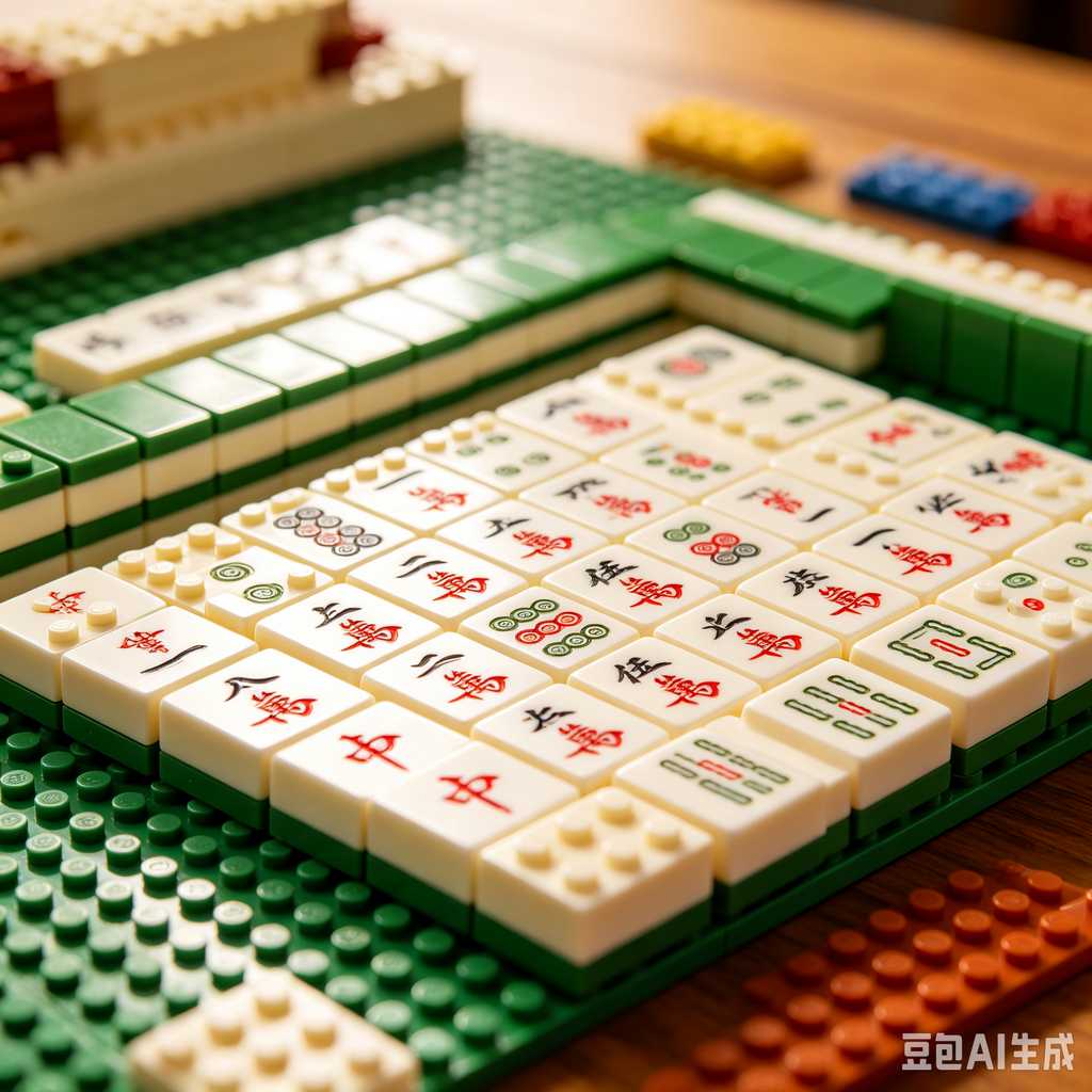 lightweight mahjong tile set