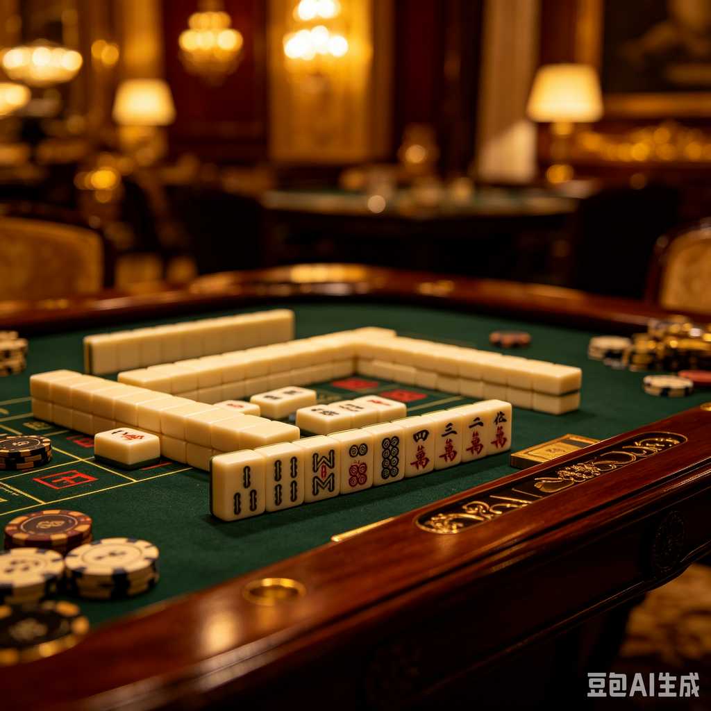 mahjong set with storage case